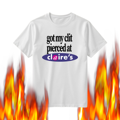 Claires - Piercing Tee