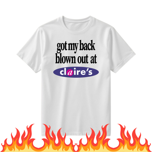 Claires - Blown Back Tee